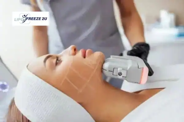 image of HIFU Worcestershire treatment in progress.